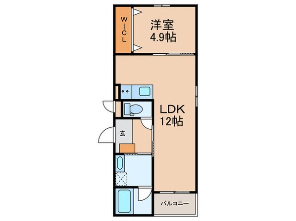 ギャランビル東櫛原の物件間取画像